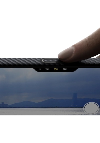 Apple Uyumlu iPhone 17 Kılıf M-safe Şarjlı 1500d Aramid Fiber Ultra-slim Classic Seri Kapak Siyah - Gri Siyah - Gri