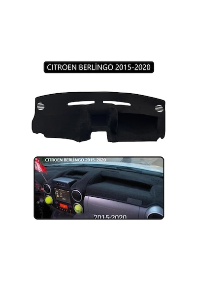 Cıtroen Berlingo 2015-2020torpido Koruma Halısı Siyah Kenar