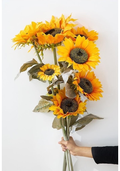 Yapay Çiçek Ayçiçeği Sarı Sunflower Dekoratif Çiçek 90Cm Dev Ay Ç Yapay Çiçek Ayçiçeği Sarı Sunflower Dekoratif Çiçek 90Cm Dev Ay Ç