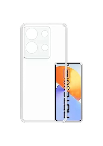 Bezos İnfinix Note 30 Uyumlu Kılıf Lüx Şeffaf Silikon Mbt06