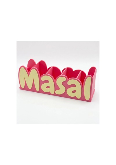Fuşya Pembe İsimli Kalemlik Kişiye Özel 3d Baskı Organizer Diğer