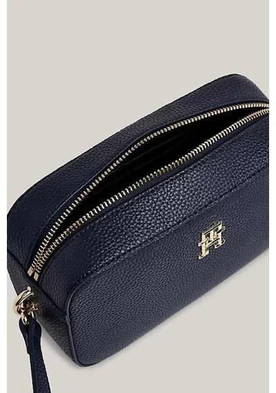 Tommy Hilfiger Kadın Th Emblem Kamera Çantası Mavi
