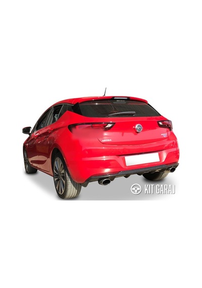 Opel Astra K 2015-2021 Rieger Difüzör Plastik Boyasız