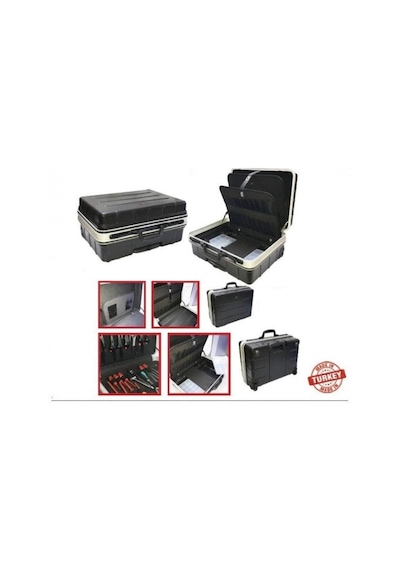 Alfa T-9002 Çekçekli Ve Tekerlekli Abs Takım Çantası 24x38x52 Cm