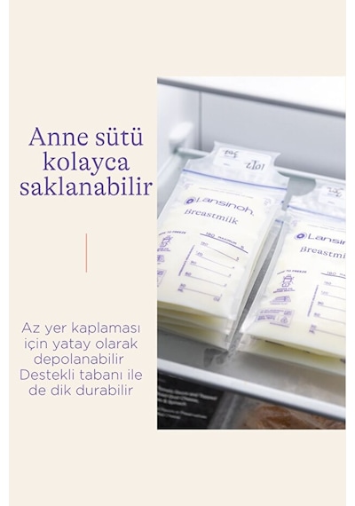 Lansinoh® Anne Sütü Saklama Poşetleri 50 Adet