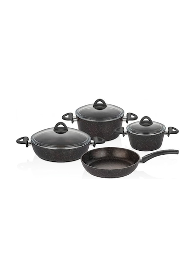 Neva Bitter Mercek 7 Parça Granit Set Renkli