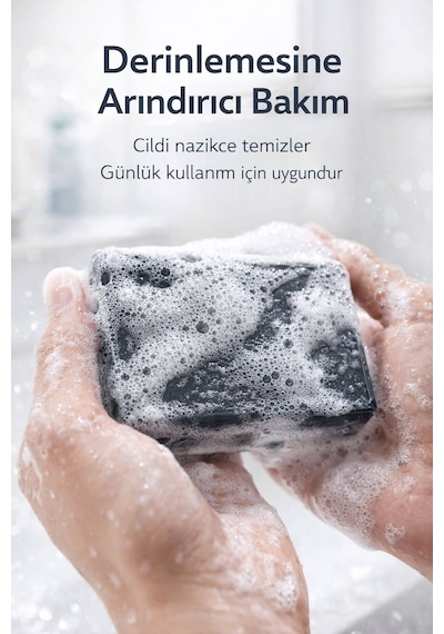 Aktif Karbon Özlü Cilt Bakım Sabunu - 120 Gr Aktif Karbon