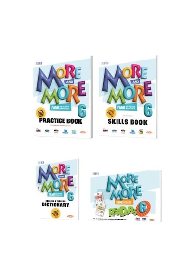 Kurmay Elt More And More 6. More&more Practıce Book & Skılls Book & Dıctıonary & Readers 4lü Set