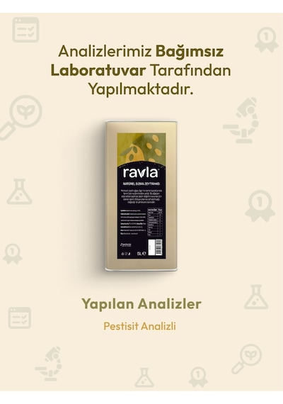 Ravla Naturel Sızma Zeytinyağı - Sofralık 5l
