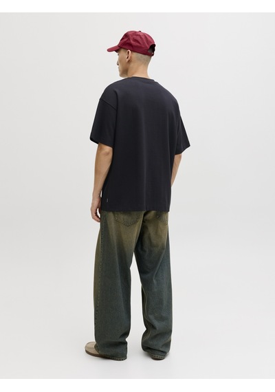 Jack&jones Jjebarron Tee Ss O-neck Noos Siyah