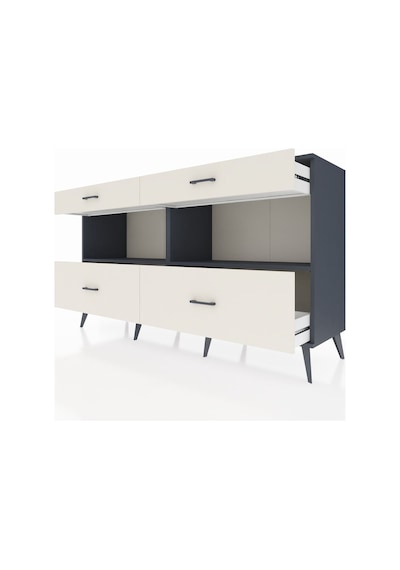 Hyperion Konsol 2 Raflı 4 Çekmeceli 176x44x99 Antrasit-antrasit/ Antrasit-antrasit/aytaşı Hyperion Konsol 2 Raflı 4 Çekmeceli 176x44x99 Antrasit-antrasit/ Antrasit-antrasit/aytaşı