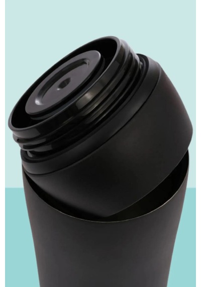 Penguen-3024 Siyah Mug Termos 300ml Siyah