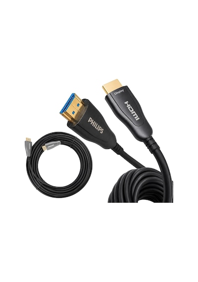 Xtechnx Xtechn742249 Philips Swr3019w/93 45 Metre 4k 60hz Aoc Fiber Optik Hdmı Kablo Çinko Alaşım Gövde Kod:37696