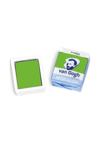 Talens Van Gogh 1/2 Tablet Sulu Boya 633 Permanent Yellow Green