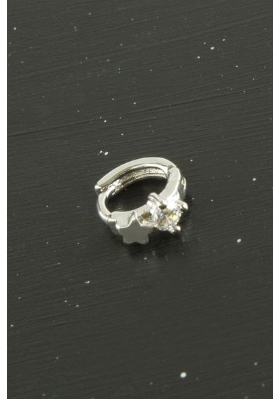 Yıldız Lüks Çelik Kulak Burun Piercing 1 Adet Çok Renkli