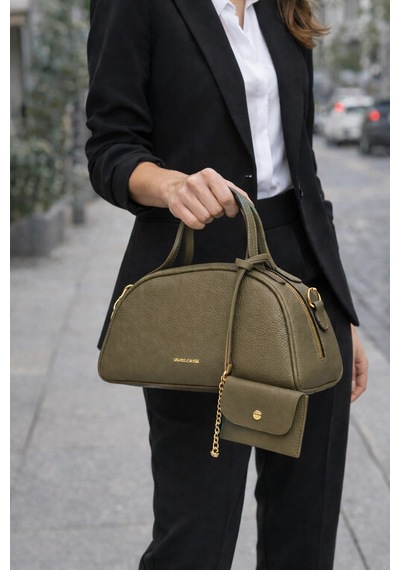 Us Polo Assn Us25547 Haki Uspolo Assn Çapraz Ve El Saplı Kadın Çanta