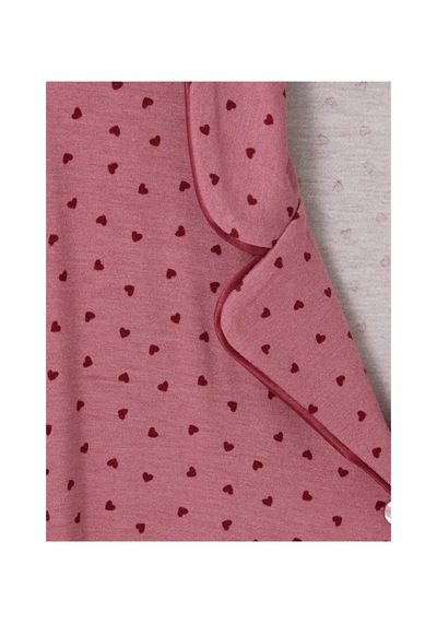 Lcw Dream Pembe Kalp Desenli Kadın Pijama Takımı