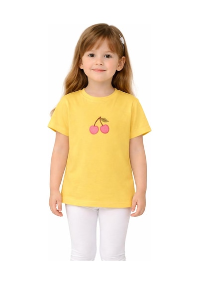 Yale Kids 1 4 Yaş Kız Çocuk Tişört Sarı