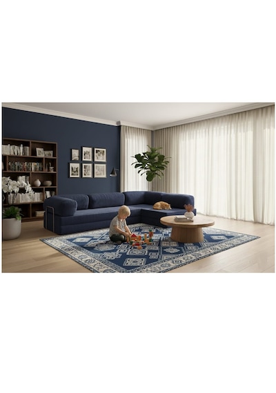 Herev 300x200 Süngerli Köşe Koltuk Takımı Fitilli Kadife Kumaşlı Yatak olabilir Şark Köşe Lacivert Herev 300x200 Süngerli Köşe Koltuk Takımı Fitilli Kadife Kumaşlı Yatak olabilir Şark Köşe Lacivert
