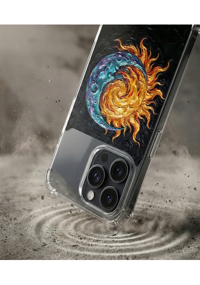 Printify Infinix Note 50 Pro İle Uyumlu Şeffaf Silikon Kılıf Uv Baskılı Esnek Tpu Kapak Sıcak Ve Soğuk No4