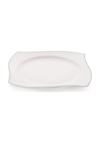 Schafer Bety Yemek Takımı 48 Parça-platin Altın - Beyaz