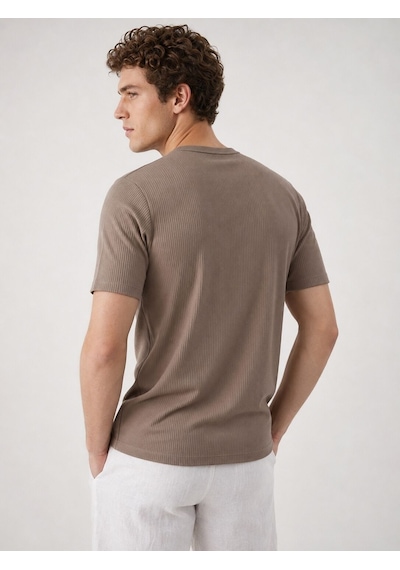 LOFT Regular Fit Erkek Tshirt K.kol Lf2042154 Q1.v1 Vizon LOFT Regular Fit Erkek Tshirt K.kol Lf2042154 Q1.v1 Vizon