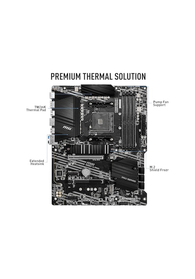 Msı B550-a Pro Am4 Ddr4 Bellek 4400 Oc Hdmı M.2 Usb3.2 Atx Sku: Smg8690010057150