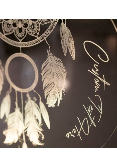 Dreamcatcher Gece Lambası Kişiye Özel Hediye, Düş Kapanı Rüya Kapanı Kişiselleştirilmiş Led Lamba, Chakra Ev ve Oda Dekoru