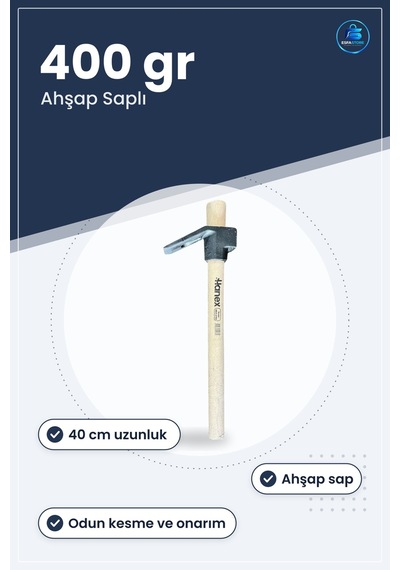Keser 400 Gr 40 Cm Balta Ahşap Saplı Hırdavat Onarım Odun Kesme M
