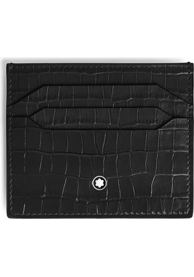 Montblanc Mb220486 Mont Blanc Timsah Derisi Desenli 6 Bölmeli Kartlık Çok Renkli