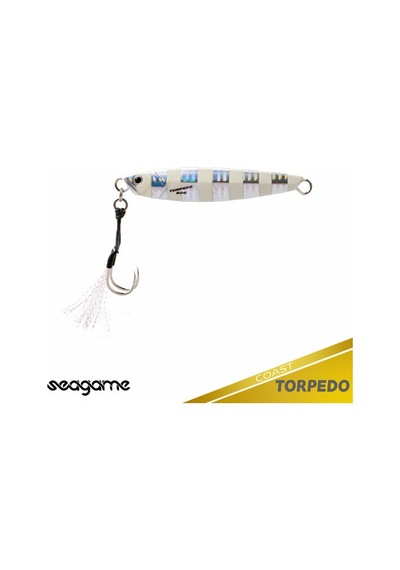 Seagame Torpedo Coast 60g 001 Zebra Glow