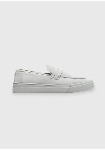 Ramsey Açık Gri Süet Casual Loafer