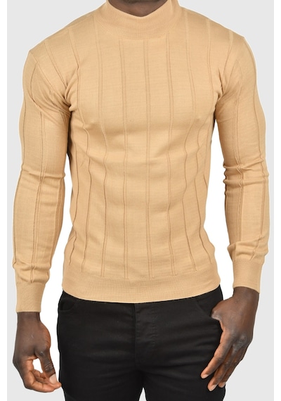 Deepsea Erkek Camel Slim Fit Likralı Tüylenme Yapmayan Yarım Balıkçı Çizgili Triko Yarım Boğazlı Kazak 2505503 Camel Deepsea Erkek Camel Slim Fit Likralı Tüylenme Yapmayan Yarım Balıkçı Çizgili Triko Yarım Boğazlı Kazak 2505503 Camel