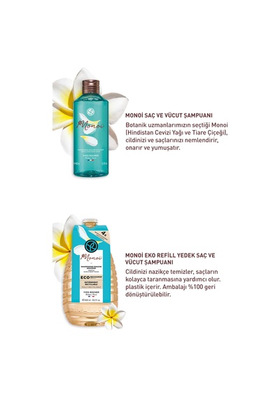 Yves Rocher Monoi Refill Vücut Ve Saç Bakım Seti Diğer