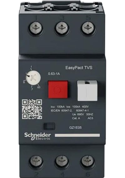 SCHNEİDER ELECTRİC Easypact Tvs Gz1E05 Motor Koruma Şalteri (0,63A-1A)