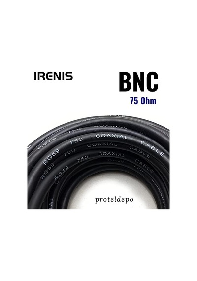 Irenıs Bnc Kablo 75 Ohm Rg59 Video, Kamera, Cctv 3 Metre