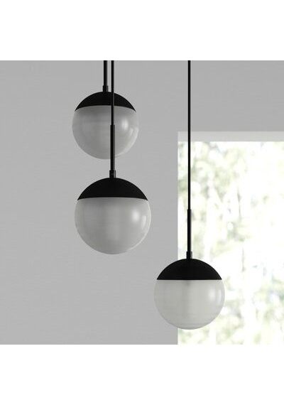 Lambaderler, Avizeler İçin Uyarlanabilir 1 Metre Kablolu 25 Watt Beyaz Işık Led Ampul, Led Armatür Beyaz - Siyah