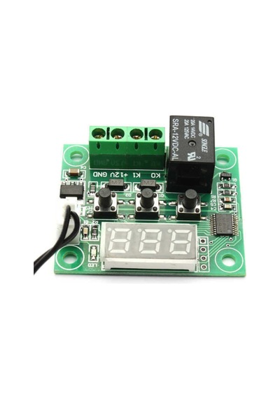 W1209 Dijital Termostat Sıcaklık Kontrol Kartı 12v Röle Ntc Sensör Rodevino