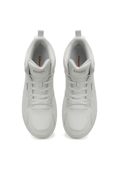 Kinetix Enner Pu Hı 5pr Beyaz Erkek High Sneaker 000000000102019913 Beyaz-a Grı