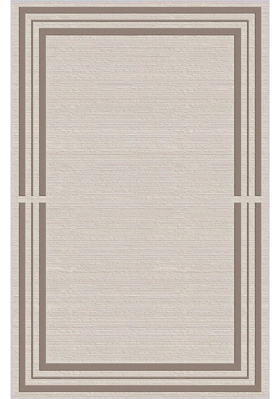 Rovigo Home Dijital Baskı Yıkanabilir Kaymaz Taban Salon Halısı Rvg0466 Kahverengi