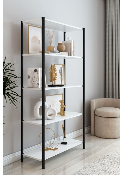 Scarlet Metal Kitaplık 5 Raflı Çok Amaçlı Dosya Kitap Rafı Ofis Salon Mutfak Raf 150 Cm Beyaz Beyaz Scarlet Metal Kitaplık 5 Raflı Çok Amaçlı Dosya Kitap Rafı Ofis Salon Mutfak Raf 150 Cm Beyaz Beyaz