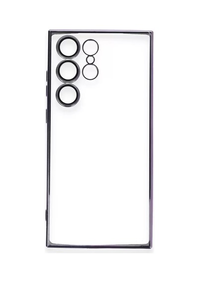 Newface Samsung Galaxy S23 Ultra Kılıf Razer Lensli Silikon - Mor