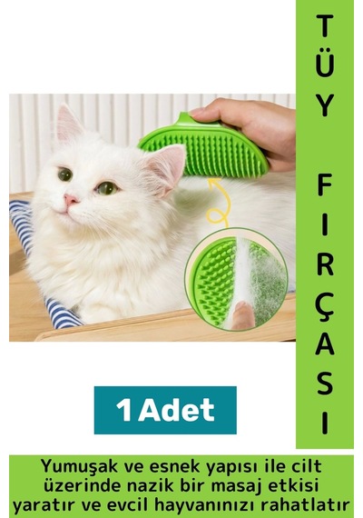 Ergonomik Evcil Hayvan Yumuşak Esnek Zararsz Masaj Pet Kedi Köpek Silikon Tüy Toplama Yıkama Fırçası