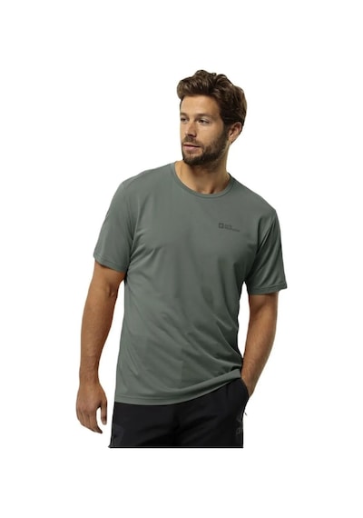 Jack Wolfskin Delgami S/s M Erkek T-shirt-haki
