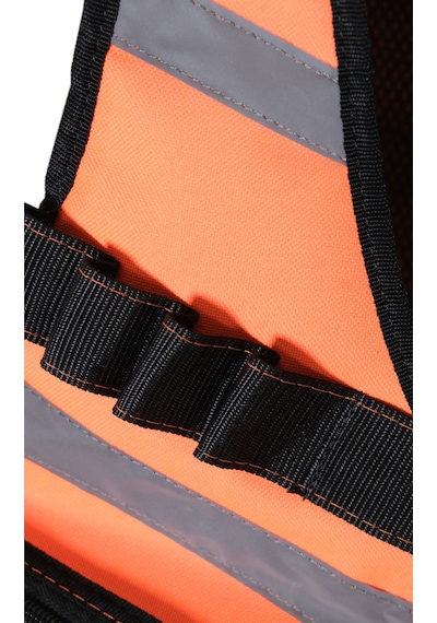 Impertex Kumaşlı Çok Cepli Takım Yeleği - Profesyonel Alet Taşıma Yeleği Turuncu