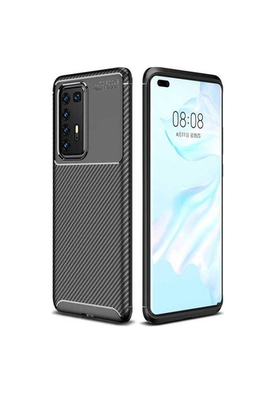 Huawei P40 Pro Kılıf Zore Negro Silikon Kapak Siyah