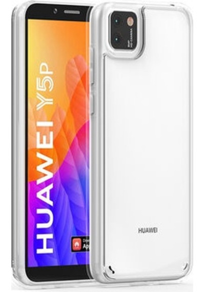 Huawei Y5p Kılıf Şeffaf Tam Koruma Sağlayan Premium Tpu Silikon Kapak Ryc/coss Şeffaf