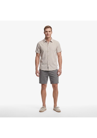 Nautica Regular Fit Erkek Gri Gömlekdüzw65416t Bej