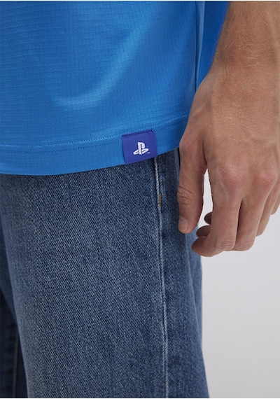 Mavi - Playstation Baskılı Mavi Forma Tişört 0612939-70772 Mavi