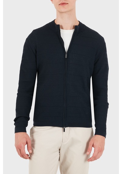 Emporio Armani % 100 Yün Bisiklet Yaka Fermuarlı Hırka Erkek Hırka Em006315 Af27831 Fb065 Lacivert Emporio Armani % 100 Yün Bisiklet Yaka Fermuarlı Hırka Erkek Hırka Em006315 Af27831 Fb065 Lacivert
